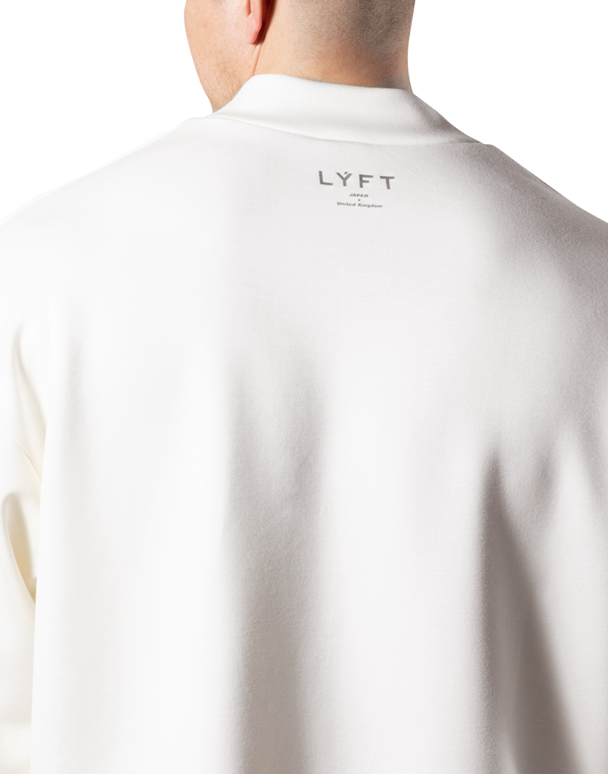 Oversize Mock Neck Pullover - Ivory