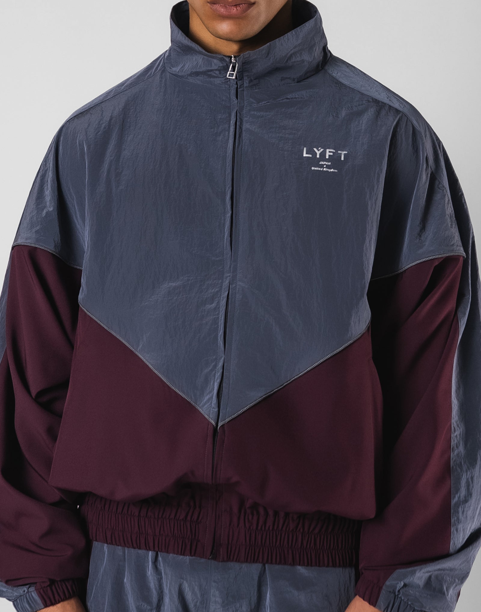 【セットアップ】LYFT リフト トラックジャケット　VEATM CRONOS Oversize Round Separate Track Jacket - Black – LÝFT