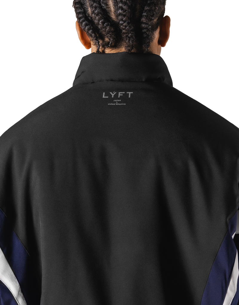 SWITCH LAYER™ 2Line TRACK | BLACK Puffer Jacket V.2 - Navy