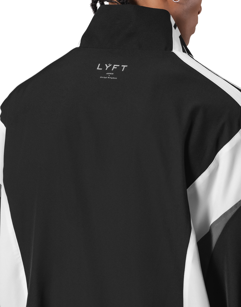 2Line Oversize Track Jacket - Black – LÝFT 2Line Oversize Track Jacket - Black – LÝFT