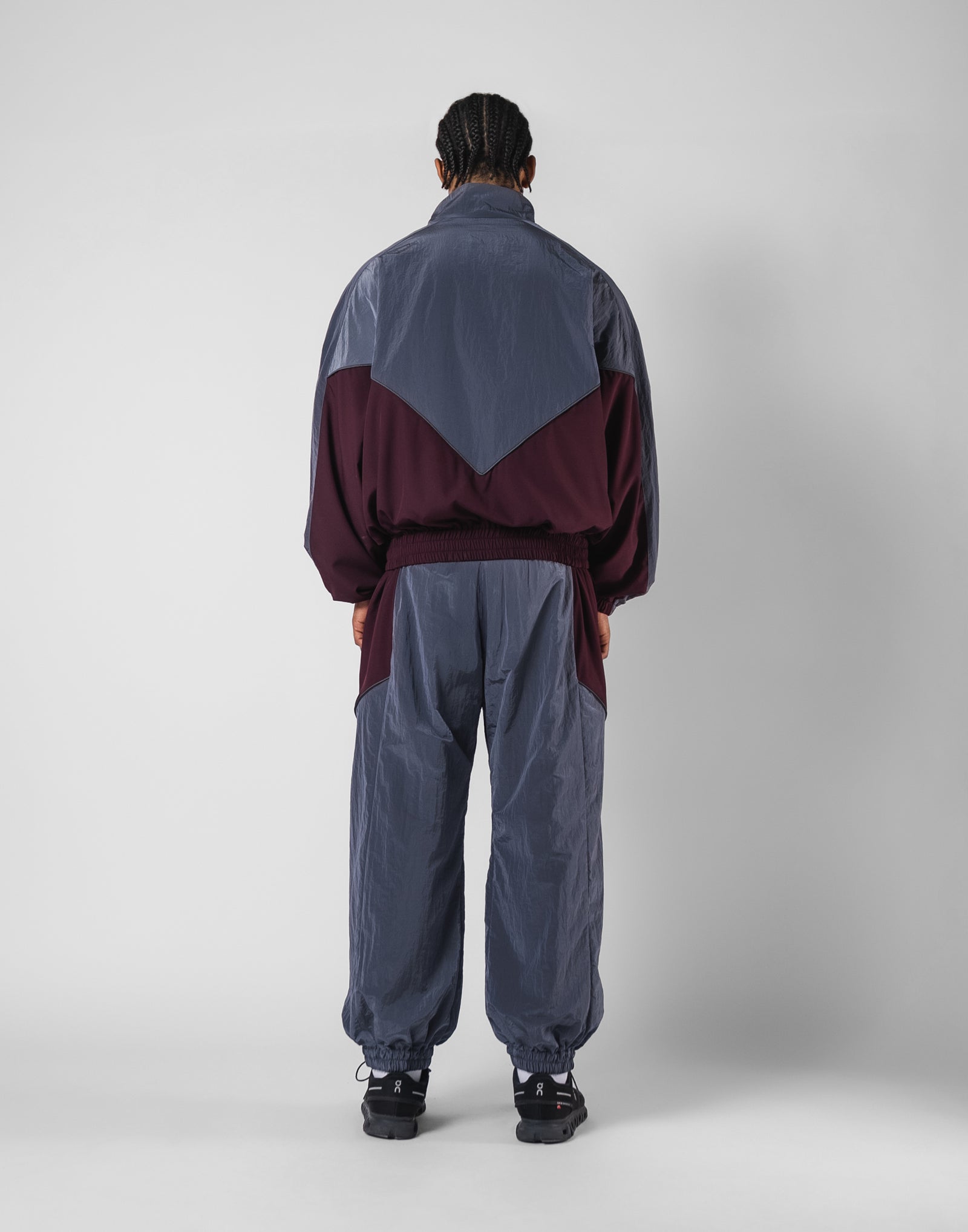 V-Form Oversize Track Jacket - D.Grey – LÝFT V-Form Oversize Track Jacket - D.Grey – LÝFT