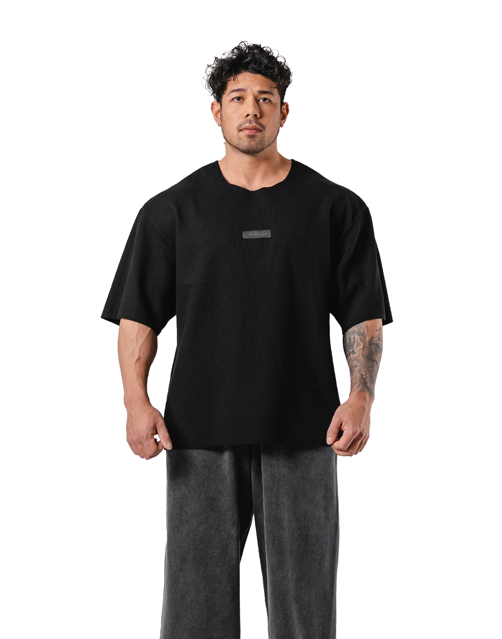 Thermal Wappen Extra Big T-Shirt - Black – LÝFT