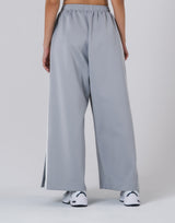 Two Line Slit Wide Pants - Grey
