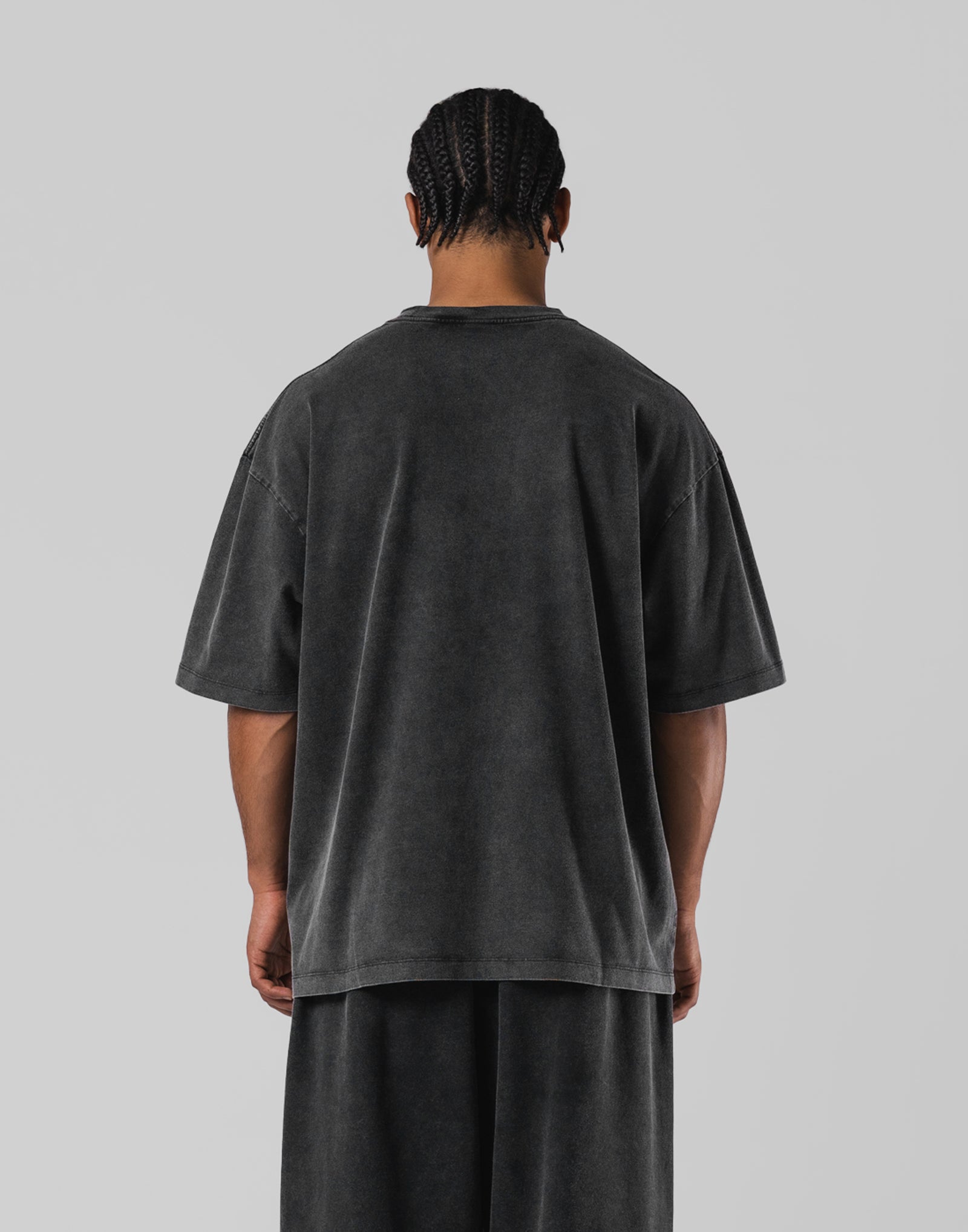 Lyft ONE POINT BIG T-SHIRT - BLACK Sサイズ One Point LÝFT Logo Vintage Big T-Shirt - Black