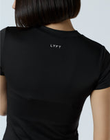 Slim Fit Short Sleeve T-Shirt - Black