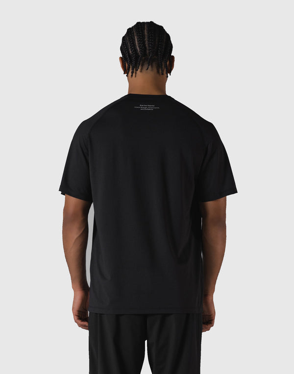 LÝFT CLUB Logo Big T-Shirt - Black