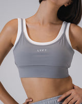 LÝFT Fake Layered Bratop - Grey