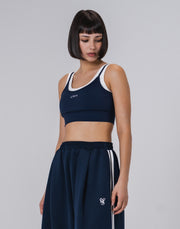 LÝFT Fake Layered Bratop - Navy