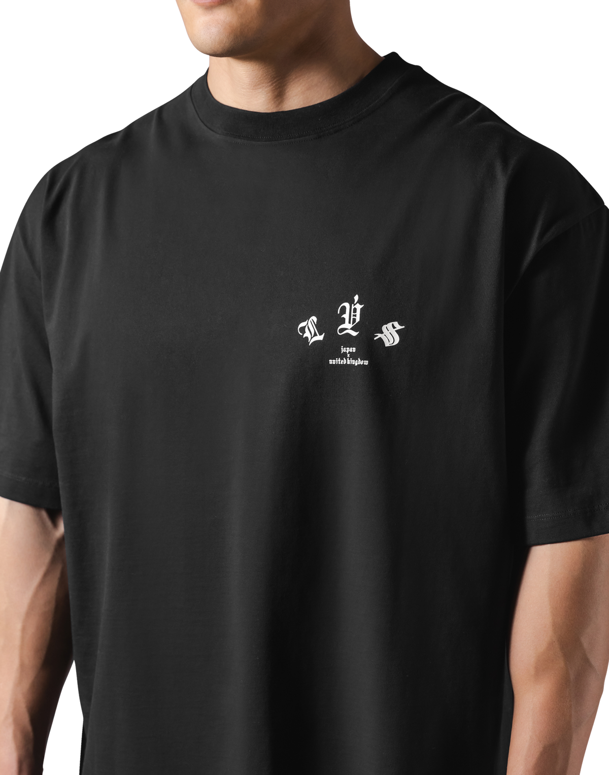 Old English Big T-Shirt - Black