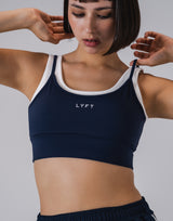 LÝFT Fake Layered Bratop - Navy