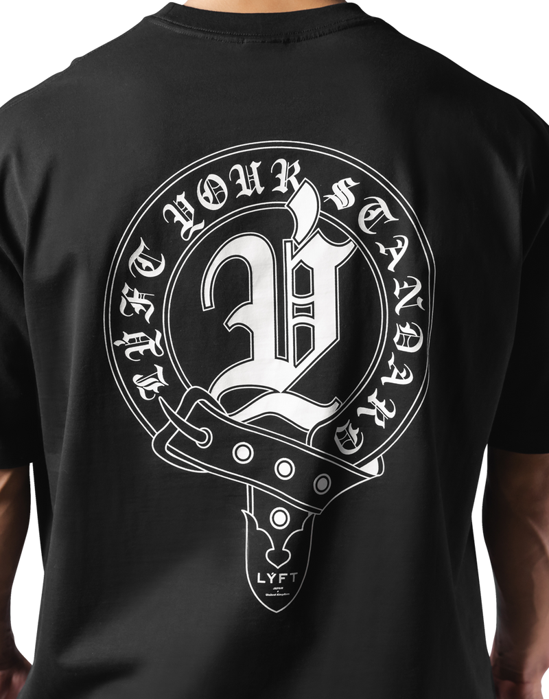 Old English Big T-Shirt - Black