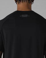 LÝFT Athletic Mesh Raglan Sleeve T-Shirt - Black