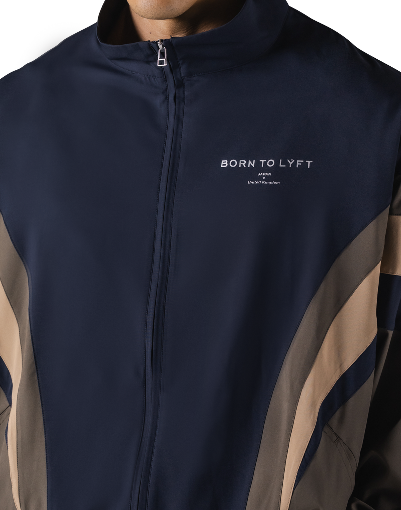 2Line Oversize Track Jacket V.2 - Brown – LÝFT 2Line Oversize Track Jacket V.2 - Brown – LÝFT