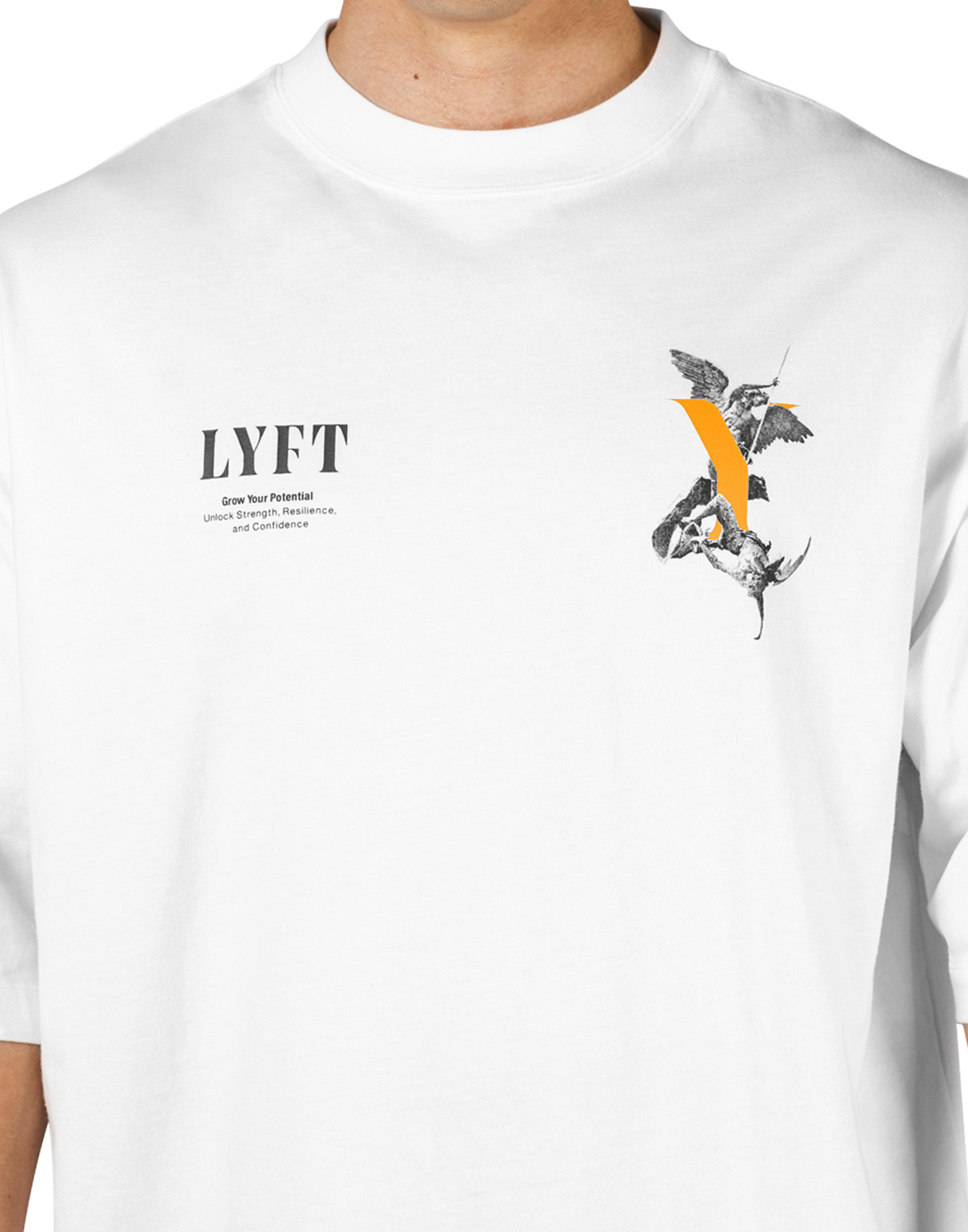 く*ー様 【完売品】LYFTセットアップホワイト アイボリー Statue Y Extra Big T-Shirt - White – LÝFT