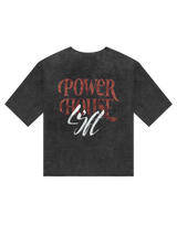 LÝFT × Power House Gym Vintage Extra Big T-Shirt - Black