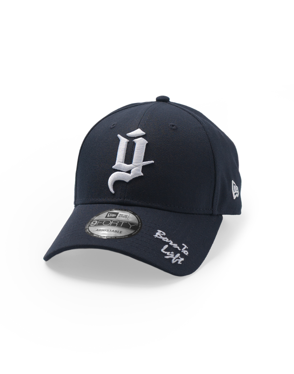 LÝFT × New Era 9Forty Old Ý Logo - Navy