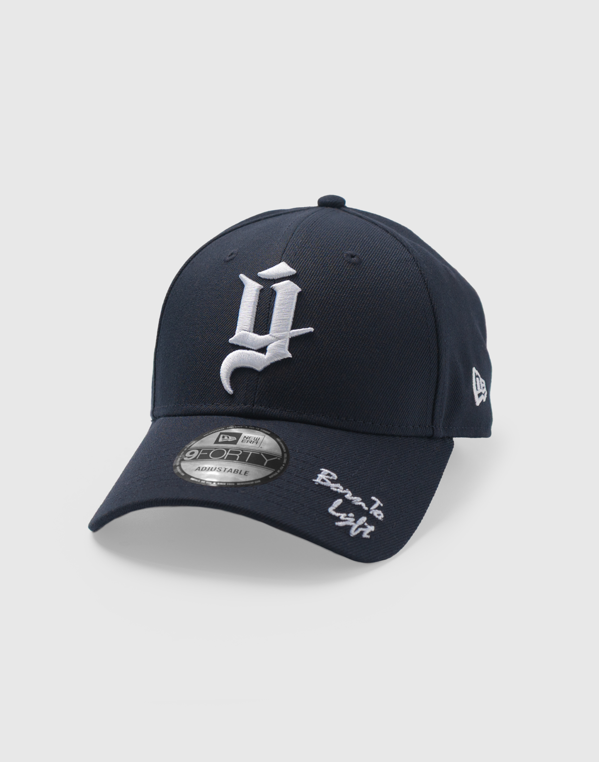 LÝFT × New Era 9Forty Old Ý Logo - Navy