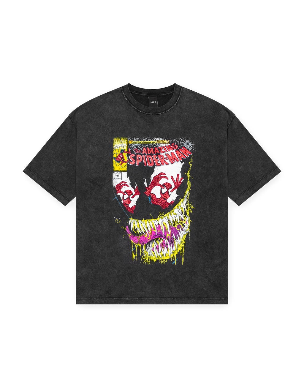 lyft スパイダーマンTシャツXL lyft スパイダーマンTシャツXL