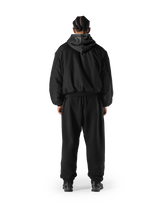 SWITCH LAYER™ Vintage Hoodie | MA-1 Puffer Jacket - Black