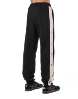 Warm Up Button Sweat Pants V.2 - Black/Ivory
