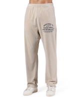 Delight Logo Pile Pants - Ivory