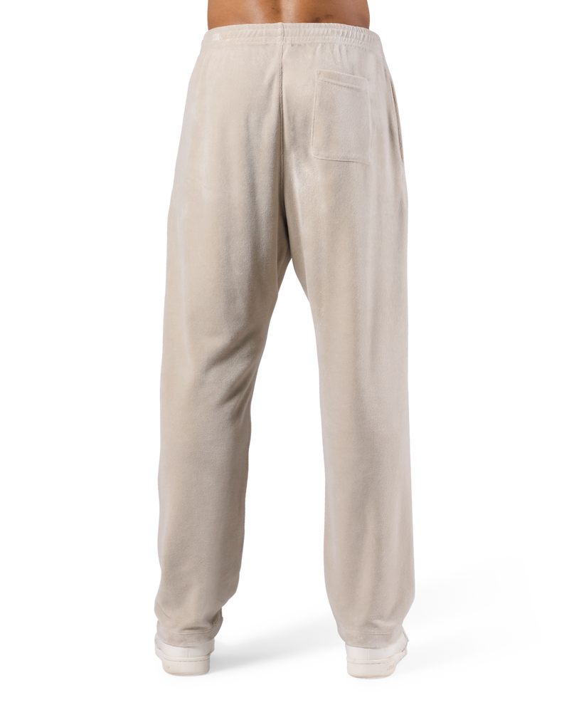 Delight Logo Pile Pants - Ivory