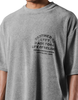 Delight Logo Pile Big T-Shirt - Grey