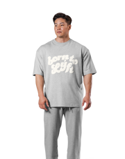 Old Born To LÝFT Big T-Shirt - Grey