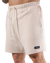 Logo Wappen Sweat Shorts - Ivory