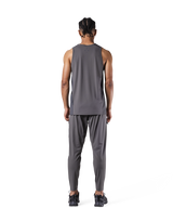 Side Waffle Stretch Standard Tanktop - D.Grey