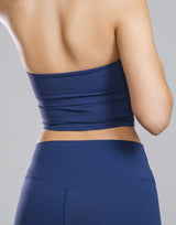 Cup In Halter Neck Top - Navy