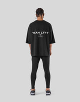 Team LÝFT Extra Big T-Shirt - Black