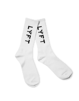 Side LÝFT Logo Socks - White