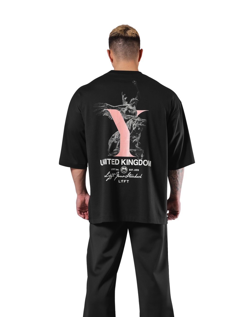 Statue Y Extra Big T-Shirt - Black – LÝFT