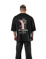 Statue Y Extra Big T-Shirt - Black