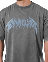 Death Metal Logo Big T-Shirt - D.Grey