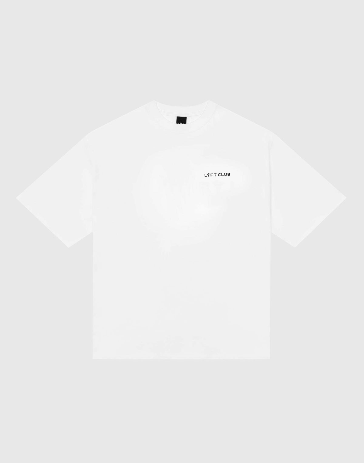 LÝFT CLUB Logo Big T-Shirt - White