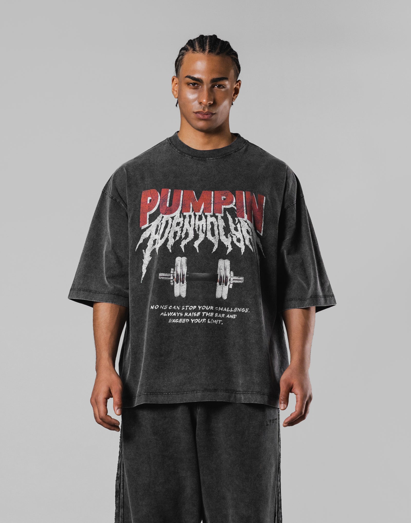 [ルーツ] LYFT DUMBBELLS GRAPHIC T-SHIRT LYFT DUMBBELLS GRAPHIC VINTAGE T-SHIRT 【公式通販】