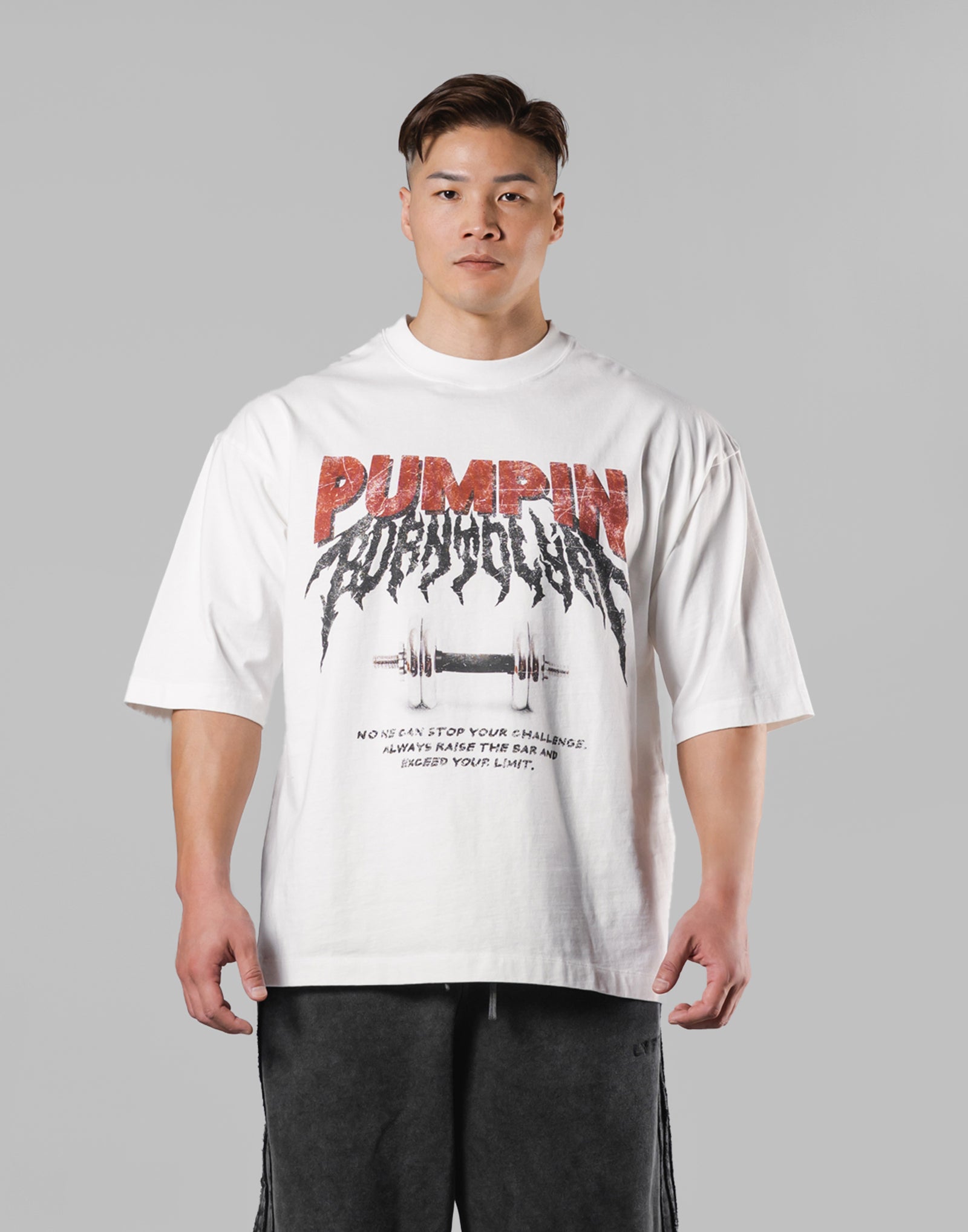 LYFT DUMBBELLS GRAPHIC VINTAGE T-SHIRT 【公式通販】