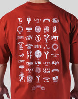 Heritage Logo Big T-Shirt - Red