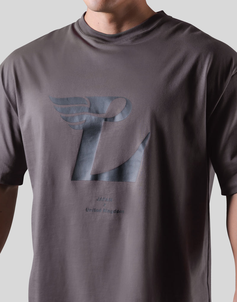 Wing L Logo Big T-Shirt - D.Grey – LÝFT