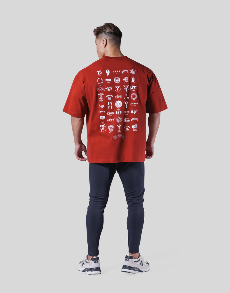 Heritage Logo Big T-Shirt - Red