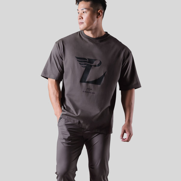 Wing L Logo Big T-Shirt - D.Grey – LÝFT