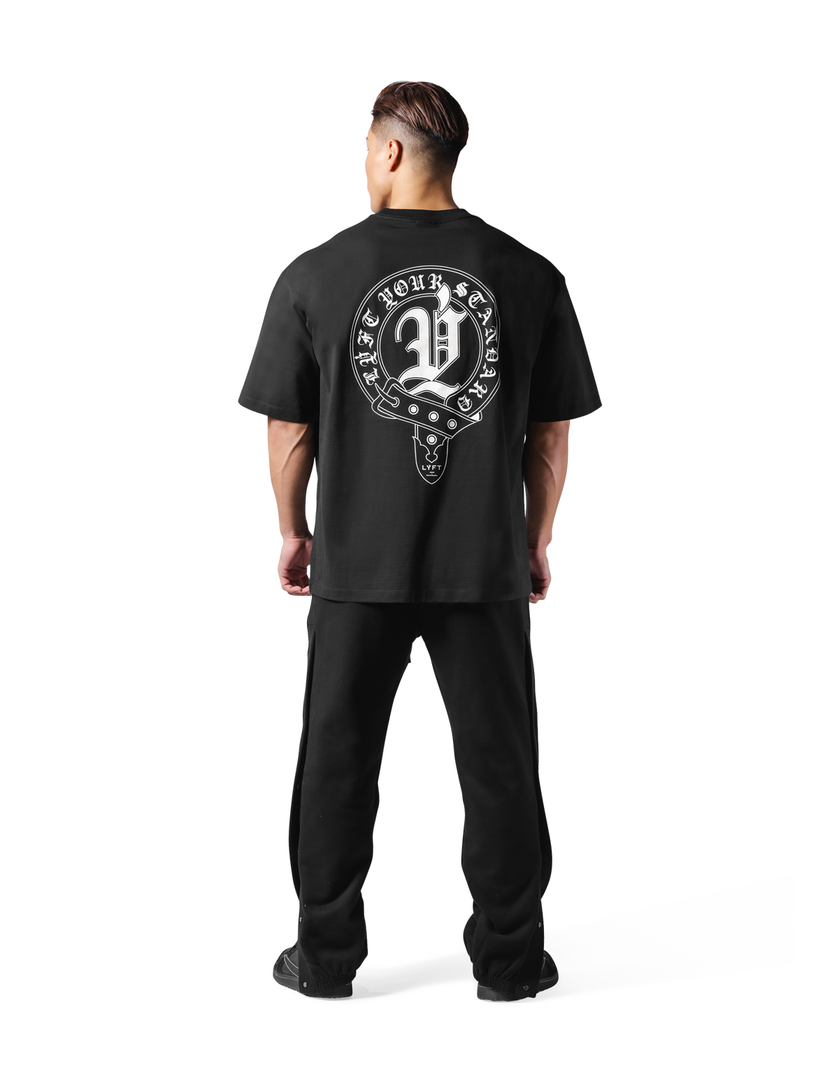 Old English Big T-Shirt - Black