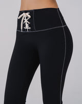 LYFT × CONVERSE Lace-Up Leggings - Black