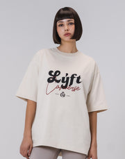 LYFT × CONVERSE Vintage Big T-Shirt - Beige