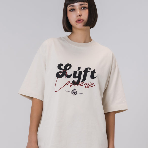 LYFT × CONVERSE Vintage Big T-Shirt - Beige – LÝFT