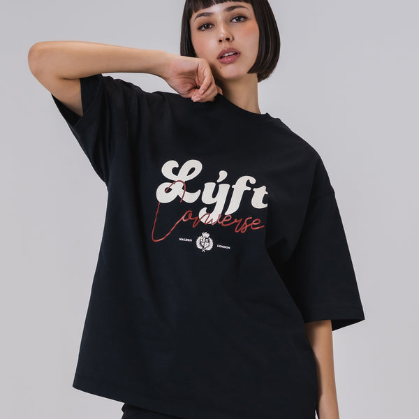 LYFT × CONVERSE Vintage Big T-Shirt - Black – LÝFT