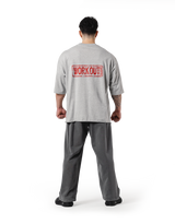 Leg Day Vintage Extra Big T-Shirt - Grey