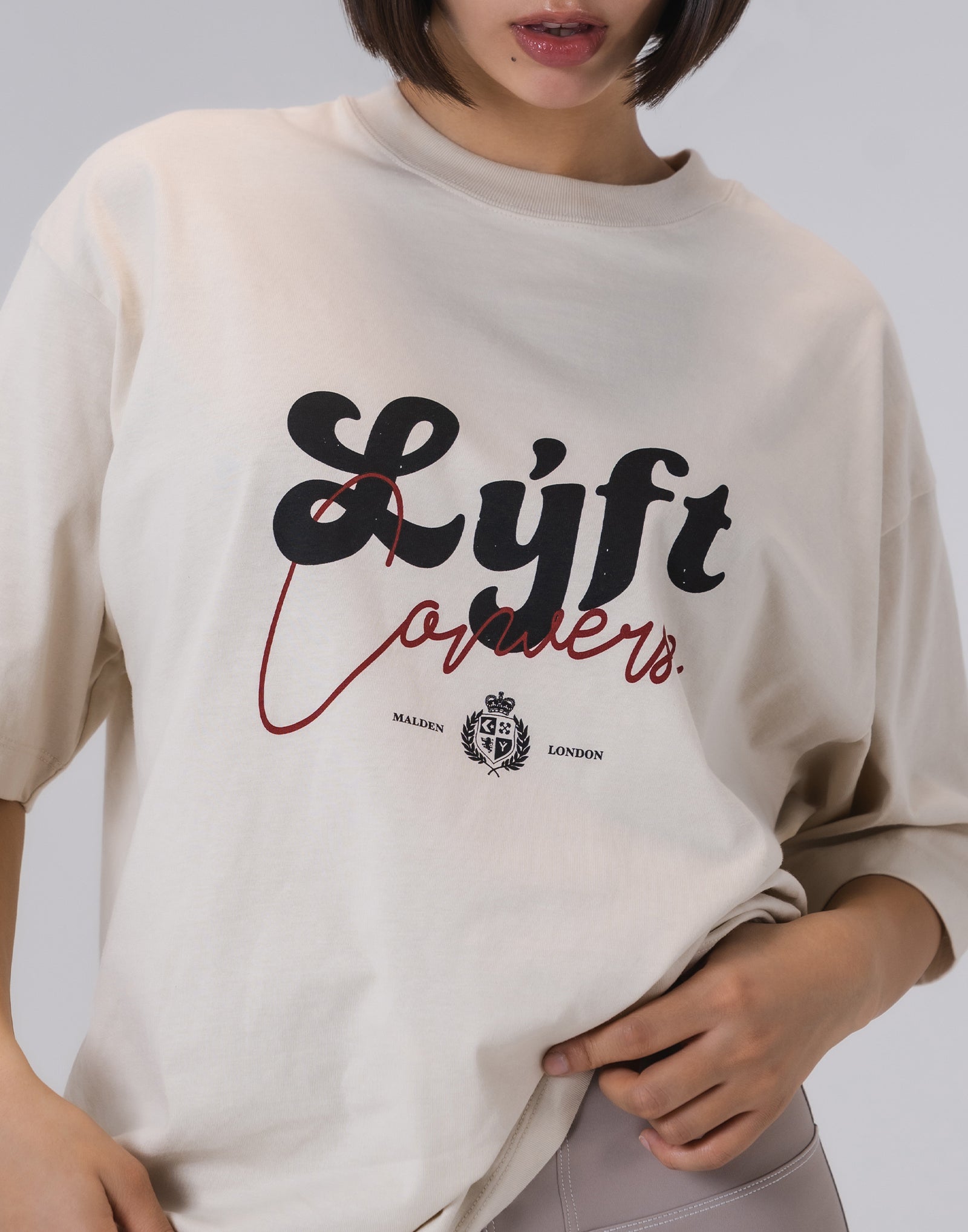 LYFT × CONVERSE Vintage Big T-Shirt - Beige – LÝFT